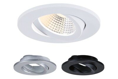 Paulmann, Paulmann 94944 Viona LED-Einbauleuchte 6 W Schwarz (matt), Weiß (matt), Chrom (matt)