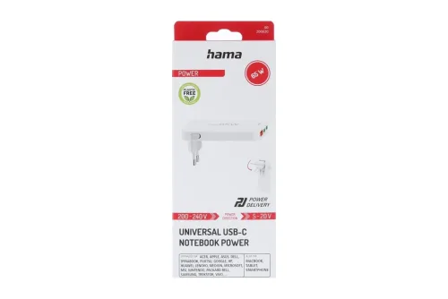 Hama Universal USB C Notebook Netzteil GaN PD 65 W