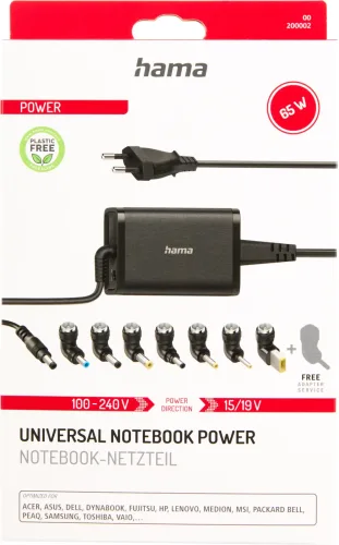 Hama, HAMA Notebook-Ladegerät Universal 15-19V/65W