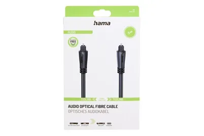 Audio-Lichtleiterkabel Toslink 00205135 | 3 m | Schwarz