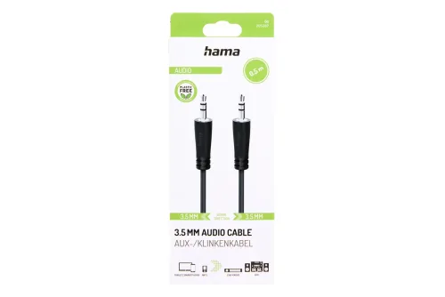 Hama, Audiokabel 00205287 | 0.5 m | Schwarz
