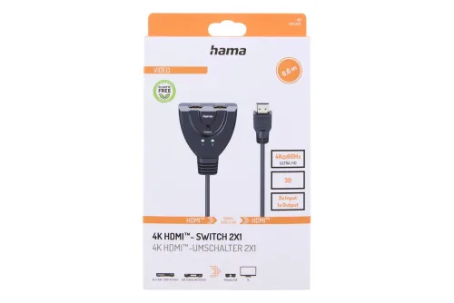 Hama 4K Hdmi Umschalter 2x1