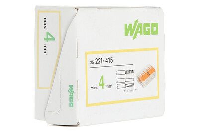 WAGO, Wago 221-415 COMPACT Verbindungsklemme 5x 4 mm²