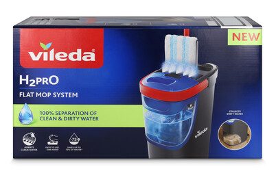 Vileda, Vileda 175775 H2PRO Flat Mop Bodenwischer 1 St.