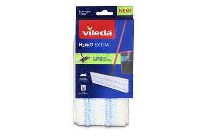 Vileda, Vileda 175787 Vileda H2PRO EXTRA Flat Mop Ersatzbezug Wischbezug 1 St.