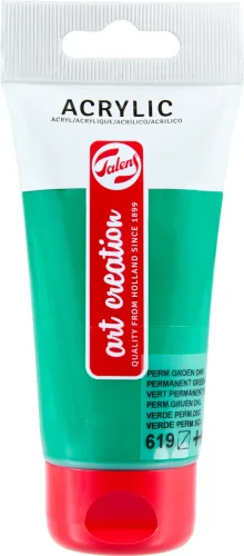 Talens, TALENS Acrylfarbe 75ml 3511619M Permanentgr&uuml;n