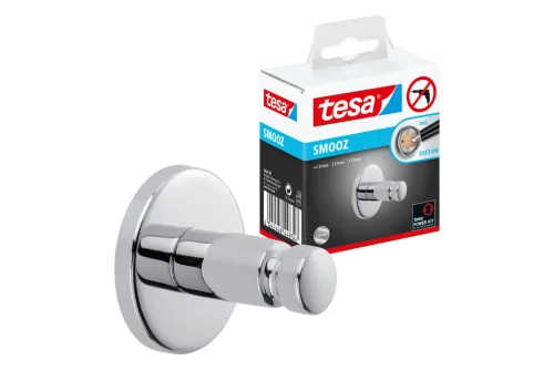 tesa, TESA Smooz Handtuchhaken 40318-00000 chrome, selbstklebend