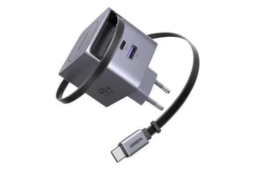 UGREEN, Ugreen Fast Charger GAN mit Kabel Usb-C / Usb-A | 45W