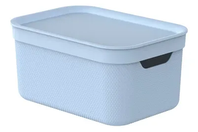 Rotho Aufbewahrungsbox mit Deckel Alvra | 26.5 x 18.5 x 13.3 cm | A5 / 5 l