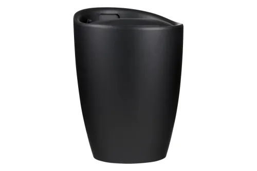 WENKO, Wäschesammler und Badhocker Candy Black