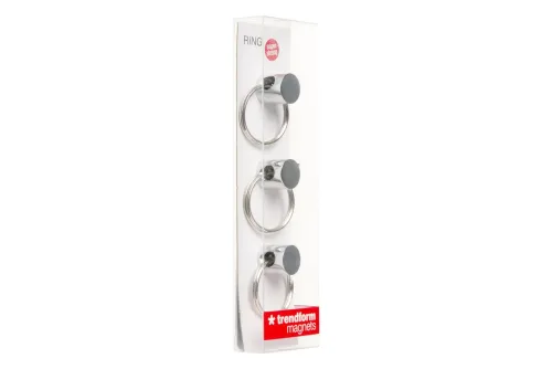 trendform, TRENDFORM Magnete RING MM2026 silber 3 St&uuml;ck