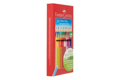 Faber-Castell, FABER-CASTELL Farbstifte Colour GRIP 112424 24 Farben