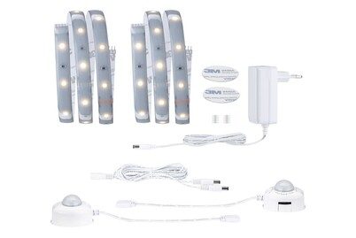 Paulmann, Paulmann Comfort Set Bett 2x1m 78894 LED-Streifen-Basisset mit Stecker 24 V 2 m Warmweiß 1 Set