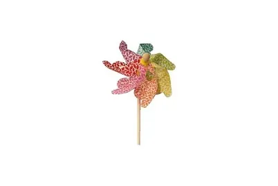 undefined, Windrad farbig gemustert 17x48cm