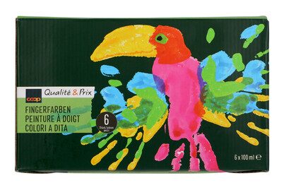 Coop, Coop Qualité & Prix Fingerfarben 6 Stück