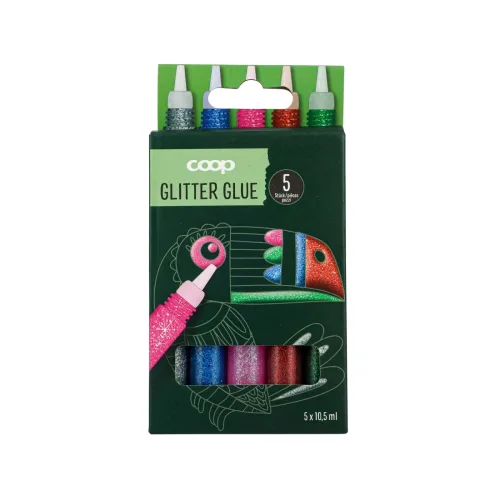 Coop, Coop Glitter Glues 5 Stück