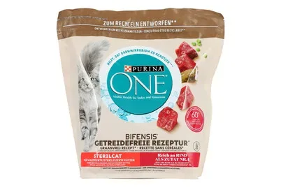 Purina ONE Trocken-Katzenfutter Grain Free Sterilcat Rind