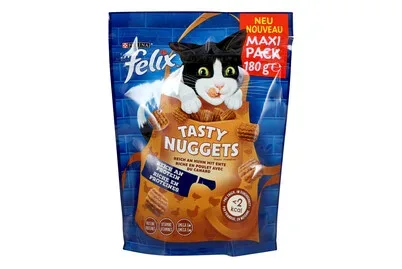 Felix Katzensnack Tasty Nuggets Huhn & Ente
