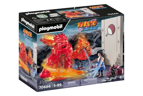 Playmobil - 70666 Naruto Shippuden - Sasuke vs. Itachi, Multicolor