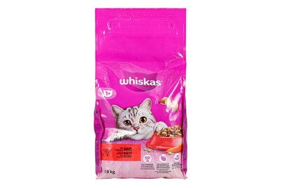 Whiskas Trocken-Katzenfutter 1+ Rind
