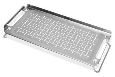 WEBER, Weber Warmhalterost – Weber Grillplatte/Grillrost – grau