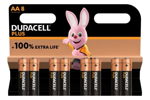 DURACELL, Duracell Batterien Plus 100 AA 1.5 V 8 Stück