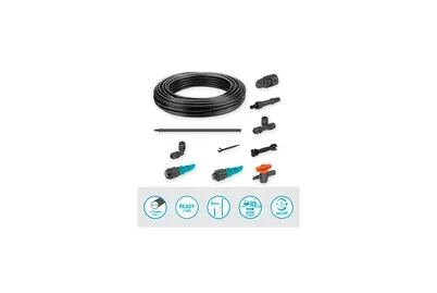 Gardena, GARDENA Micro-Drip System 13450-20 Bewässerungs-Komplettset 13 mm (1/2) Ø Gemüse-/Blumenbeet (40 m²)