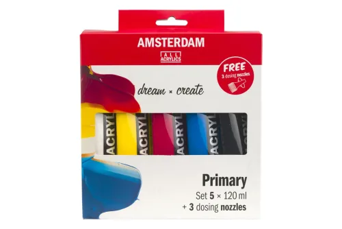 Amsterdam Acrylfarbe-Set | 5 × 120 ml