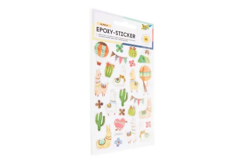 Folia, FOLIA Epoxy-Sticker 10x15cm 16303 Alpaca