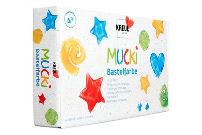 KREUL Bastelfarbe MUCKI® 6-er Set