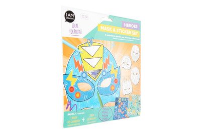 I am Creative, I AM CREATIVE Masken 4220.09 Superhelden, 18 tlg.