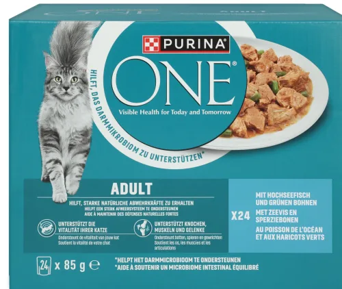 Purina One, Purina ONE Adult Hochseefisch 24x85 g