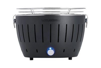 Lotusgrill, LotusGrill Small grau G280 Holzkohlegrill – Holzkohlegrill/Kohlegrill – anthrazitgrau