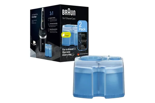 Braun, Braun - Reinigungskartuschen, 2er-Pack, Blau