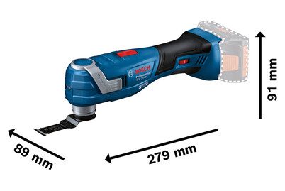 Bosch Professional, Bosch Professional GOP 18V-34 06018G2001 Akku-Multifunktionswerkzeug ohne Akku, ohne Ladegerät