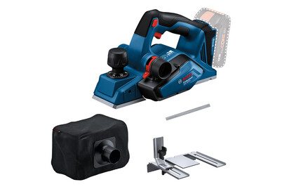 Bosch Professional, Bosch Professional GHO 18V-26 Akku-Hobel bürstenlos Hobel-Breite: 82 mm Falztiefe (max.): 9 mm