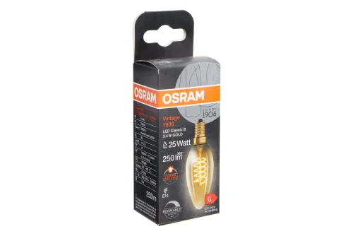 Osram Vintage 1906 LED Classic B 3.4 W Gold
