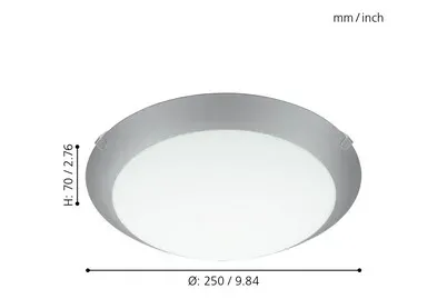 Eglo Deckenleuchte E27 Mars1 | Durchmesser 25cm