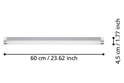 Eglo LED Wandleuchte Tragacete | Länge 60cm
