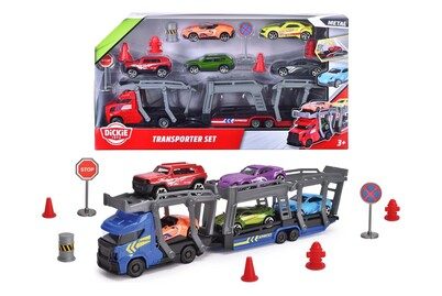 Dickie Toys, Auto-Transporter Set, sortiert