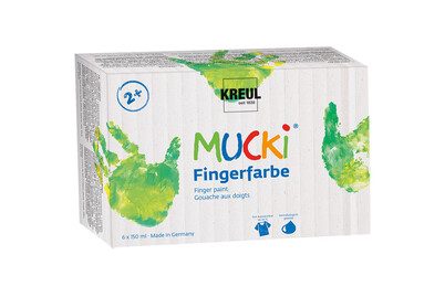 KREUL Fingerfarben-Set MUCKI® 6er-Pack in bunt