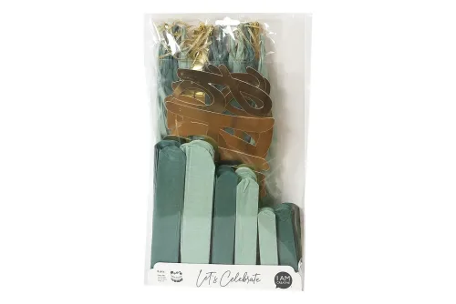 I am Creative, I AM CREATIVE Party Set, mint, gold 6010.983 8 St&uuml;ck