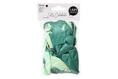 I am Creative, I AM CREATIVE Luftballons, mint mix 6010.77 20 St&uuml;ck