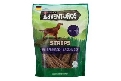 Adventuros Hundesnack Strips Hirsch