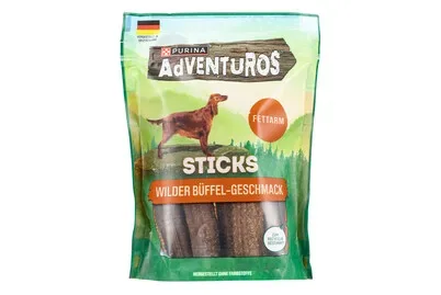 Adventuros Hundesnack Sticks Büffel