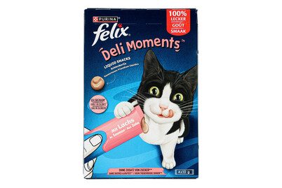 Felix, Felix Katzensnack Deli Moments Lachs 4x10 g