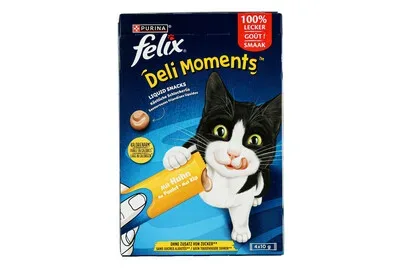 Felix Deli Moments Katzensnack Huhn 4x10g