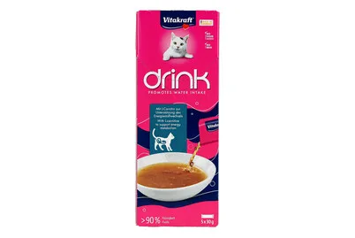 Vitakraft Drink Katzensnack Lachs + Carnitin 5x30g