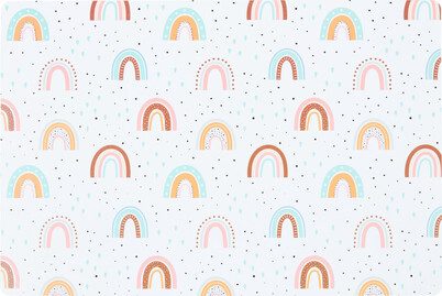 Zeller Tischset Rainbow Kunststoff