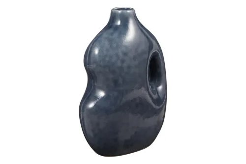 House Nordic, Vase AZUL 9.5x19x25cm blau